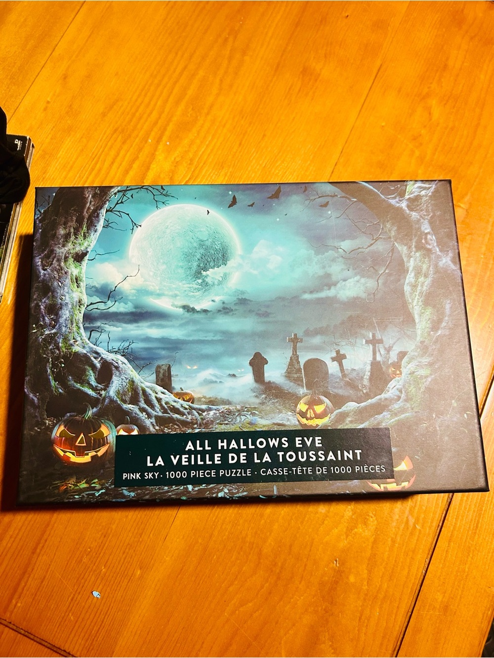 All Hallows Eve - 1000 piece puzzle - Pink Sky